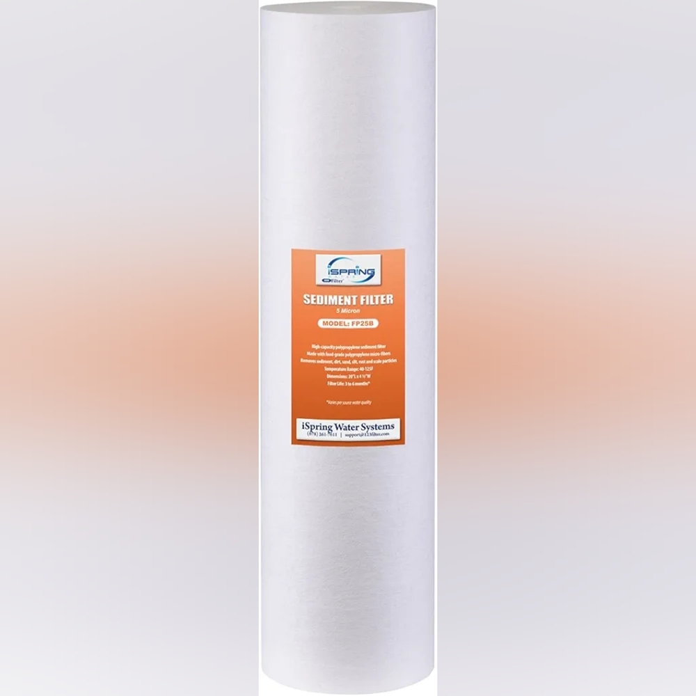FP25B High Capacity 20x4.5” Water Replacement Cartridge Fine Sediment Filter 5 M